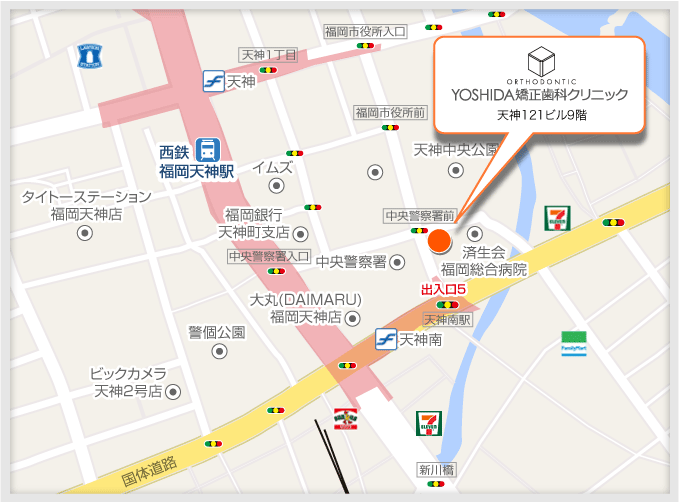 当院までの地図